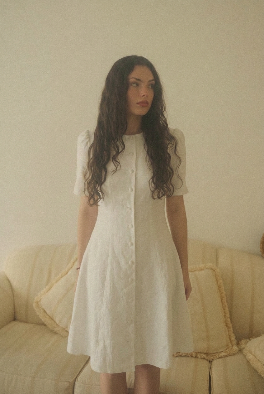The Odette Linen Dress