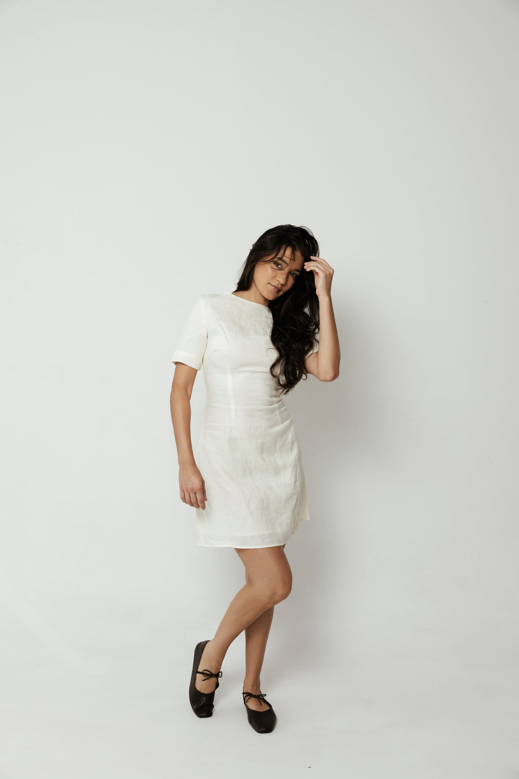 The Delphine Linen Dress