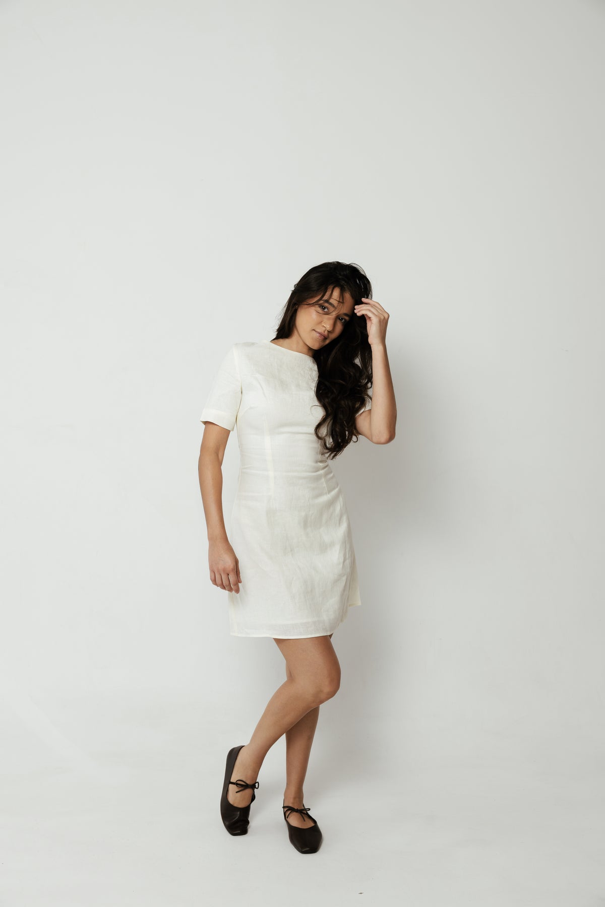 The Delphine Linen Dress